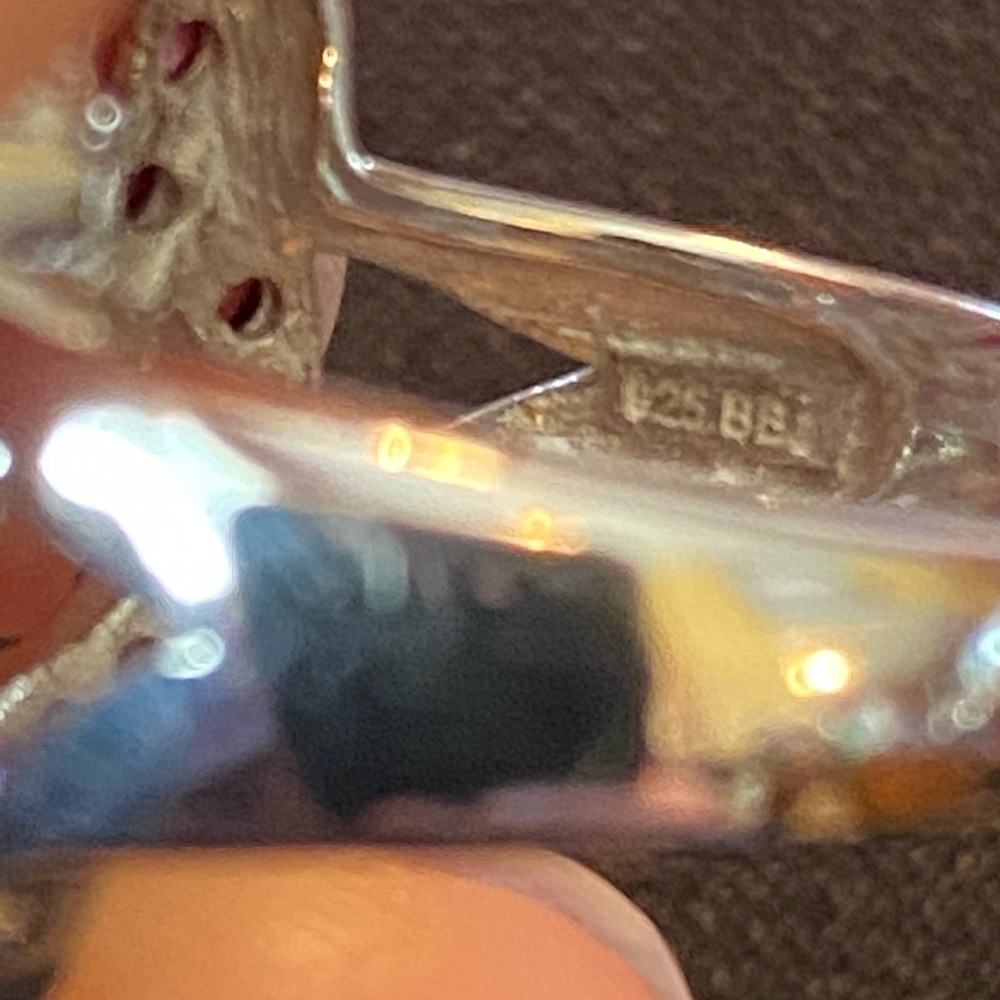 NWOT RASPBERRY RHODOLITE STERLING RING - Picture 10 of 12